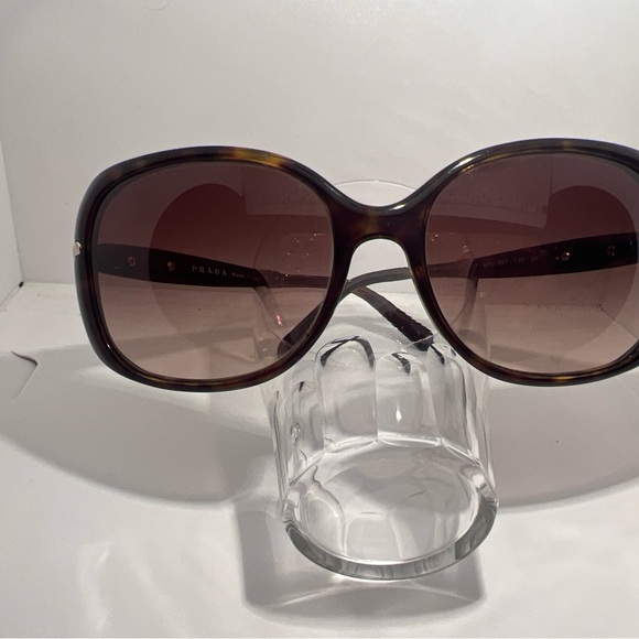 Prada SPR 08O SUNGLASSES  Havana Brown gradient, 57[] 17 BP39418749 Italy 2AU-6 - Picture 12 of 13